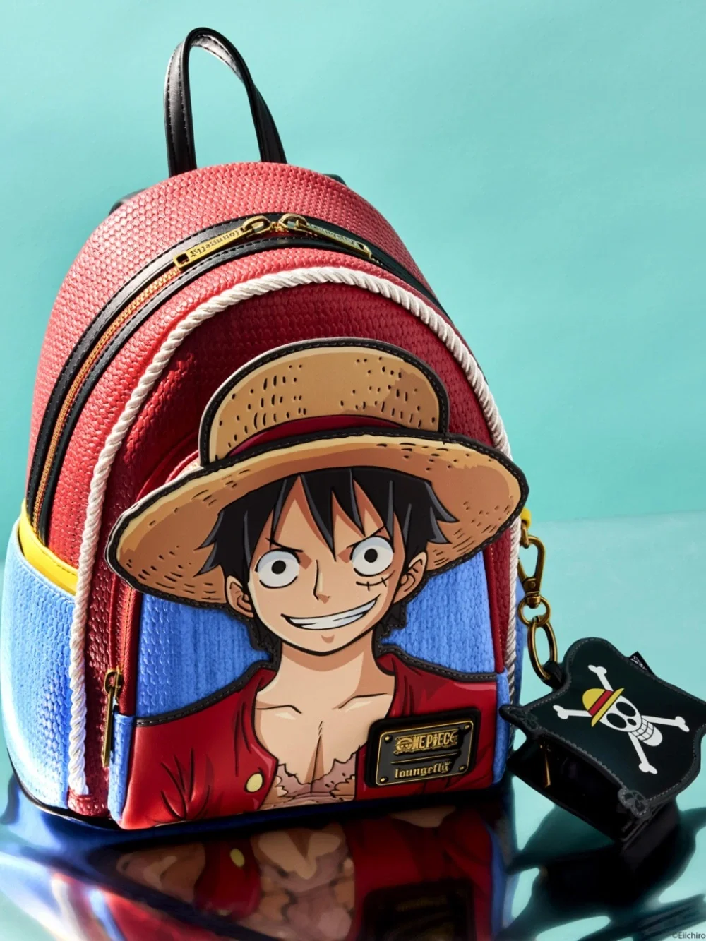 Loungefly NYCC Limited Edition One Piece Luffy Cosplay Mini Backpack With Coin